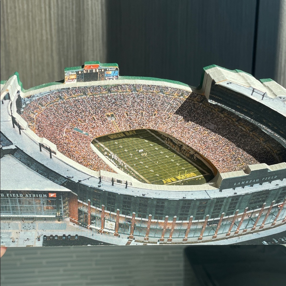 Lambeau Green Bay Packers Stadium Model